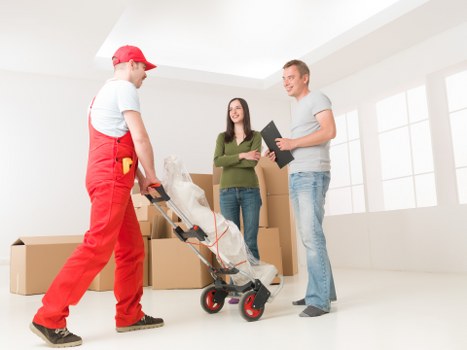 Loading Furniture into a Moving Van in Kennington