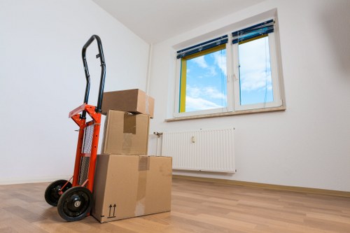 Office technology setup during relocation in Kennington